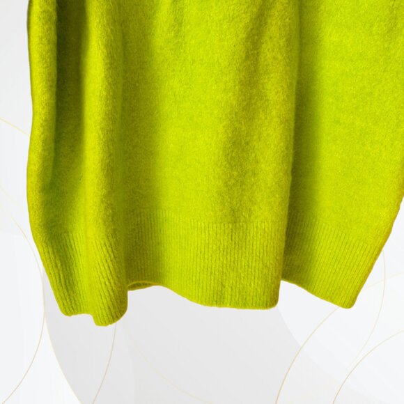 NWT Zara Oversized Turtleneck Sweater Green - Picture 5 of 10